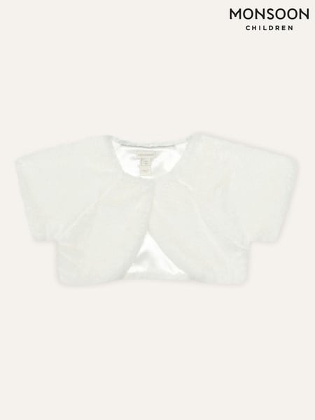 Monsoon Natural Faux Fur Shrug (AL8960) | € 42 - € 48