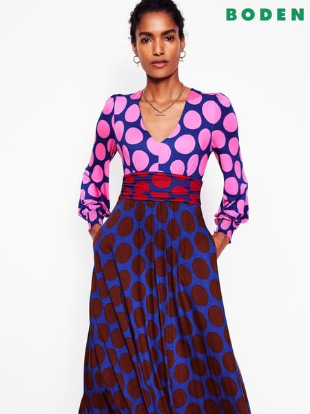 Boden Pink Daphne Jersey Maxi Dress (AL9515) | € 116