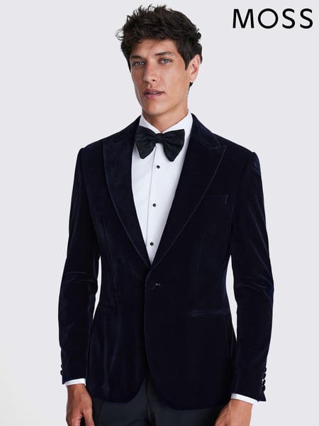 MOSS Blue Slim Fit Jacket (AM0147) | € 232