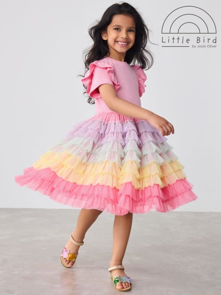 Little Bird by Jools Oliver Pink Ocassion Tulle Dress (AM1026) | € 59 - € 72
