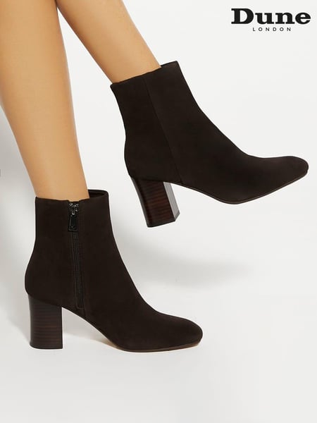 Dune London Brown Ollave Soft Ankle Boots (AM3256) | € 248