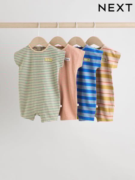 Bright 100% Cotton Baby Rompers 4 Pack (AM3930) | € 31 - € 37