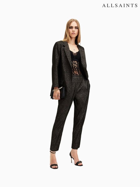 AllSaints Black Aleida Lux Trousers (AM4309) | € 264