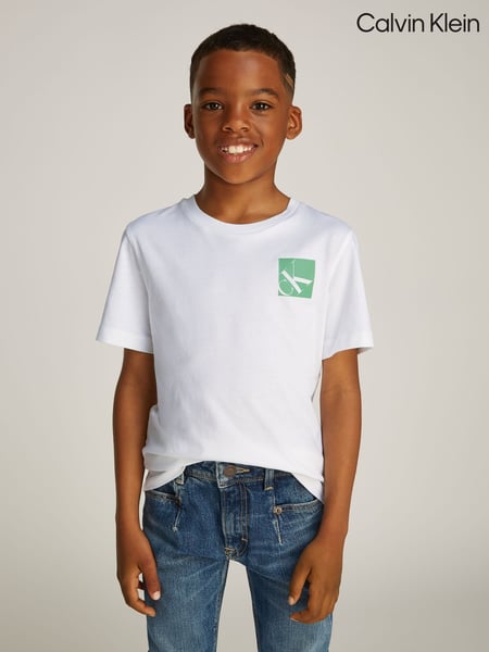 Calvin Klein White 100% Cotton T-Shirt (AM5552) | € 36 - € 42