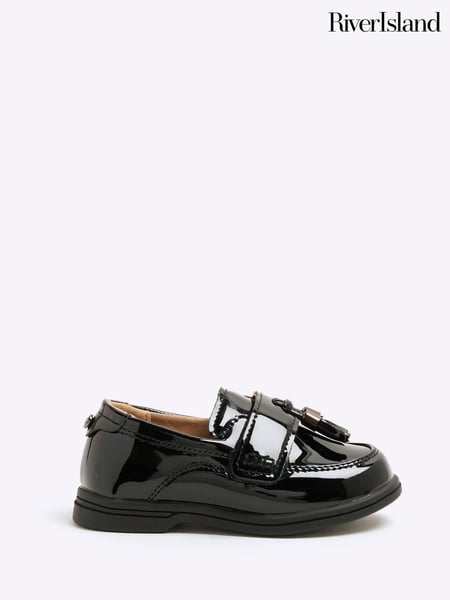 River Island Black Boys Patent Loafers (AM7592) | € 37