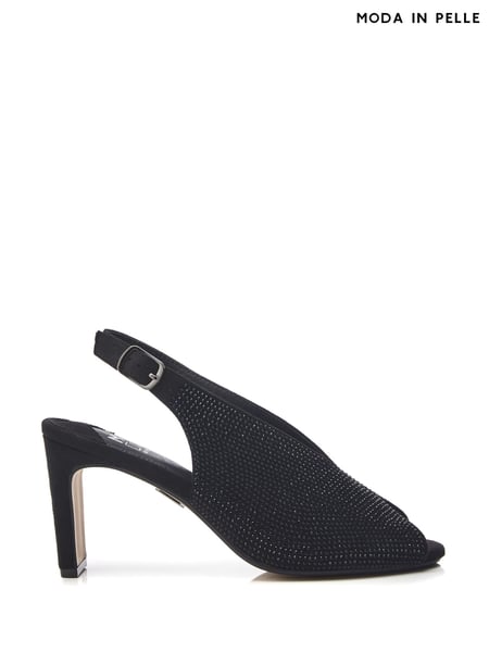 Moda In Pelle Christiie Sling Back Peep Toe Heels (AM7998) | € 97
