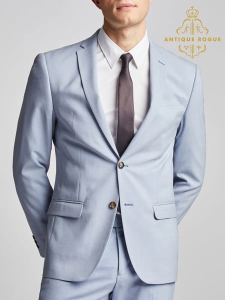 Antique Rogue Blue Cloud Skinny Jacket (AM9703) | € 179