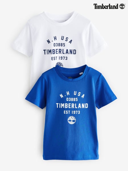 Timberland Logo White T-Shirts 2 Pack (AN1333) | € 55 - € 70