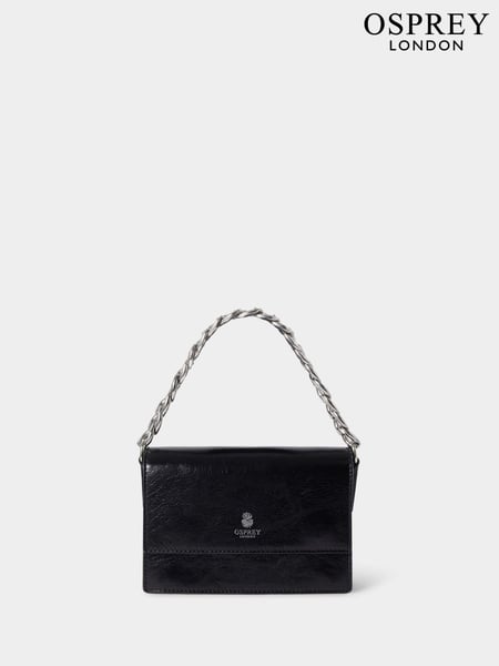 OSPREY LONDON The Chunky Chain Mini Leather Clutch (AN1578) | € 304