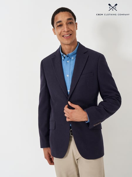 Crew Clothing Company Blue Banbury Wool Blazer (AN2104) | € 295