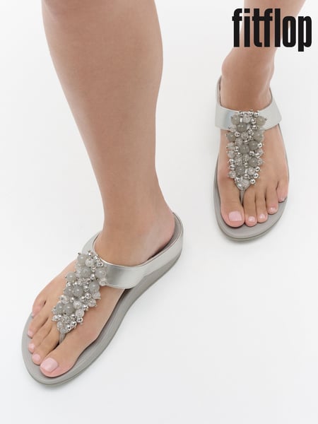 FitFlop  Fino Bauble Bead Toe Post Sandals (AN4027) | € 156
