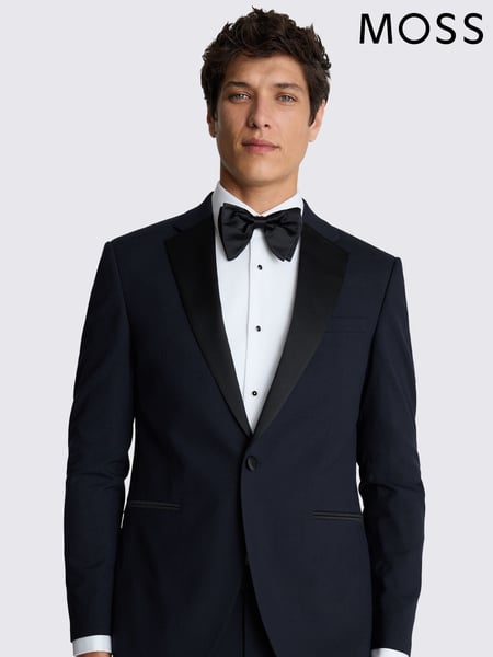 MOSS Blue Slim Fit Midnight Jacket (AN4133) | € 201