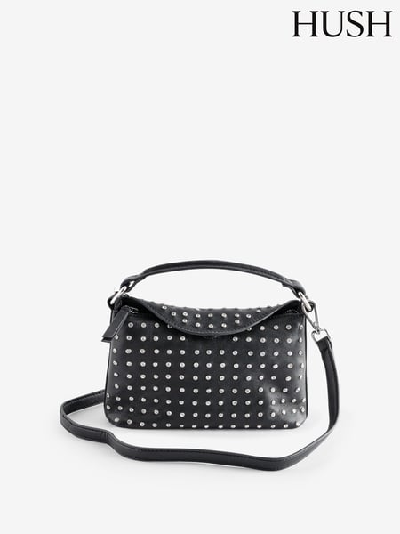 Hush Black Mini Stevie Leather Stud Bag (AN4895) | € 265