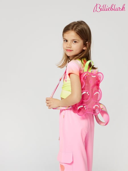 Billieblush Pink Mini Gummy Bear Backpack With Logo Straps (AN5756) | € 61