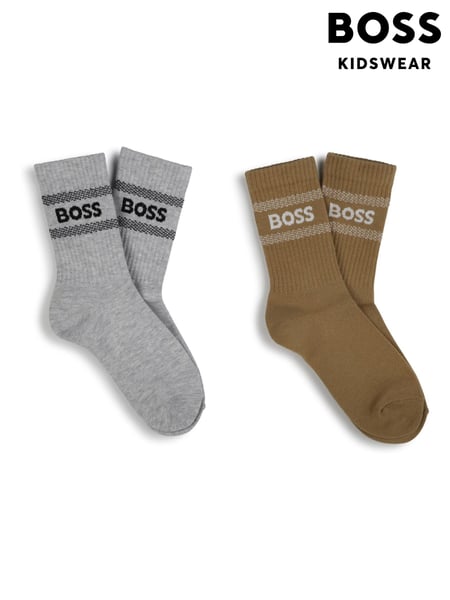BOSS Grey Logo Socks 2 Pack (AN6344) | € 45