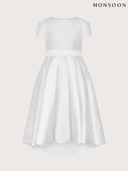 Monsoon White Henrietta Pearl Bodice Dress (AN6862) | € 90 - € 106
