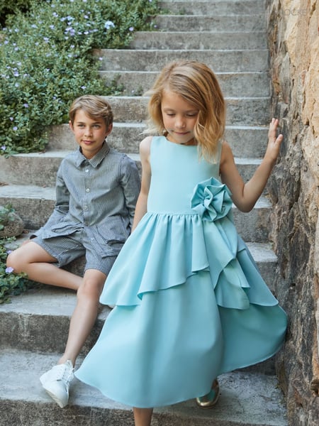 Angel & Rocket Green Lourdes Corsage Waist Dress (AN7724) | € 86 - € 98