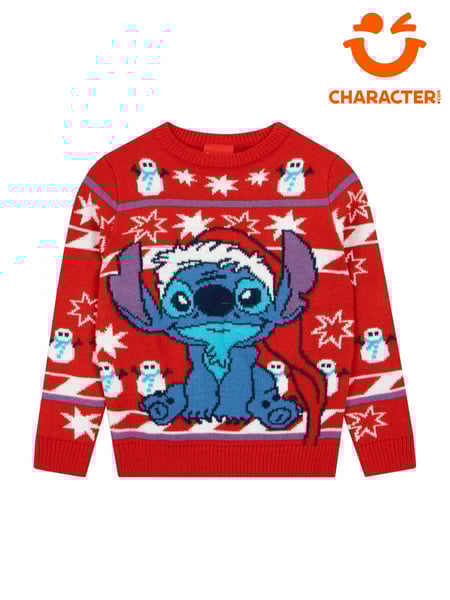 Character Red Disney Lilo And Stitch Christmas Sweatshirt (AN7874) | € 37