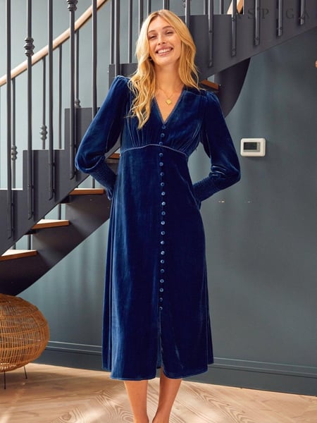 Aspiga Blue Longsleeve Sally Anne Dress (AN9128) | € 187