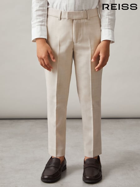 Reiss Stone Belmont 9-13 yrs Slim-Fit Trousers With Wool (AP0374) | € 66