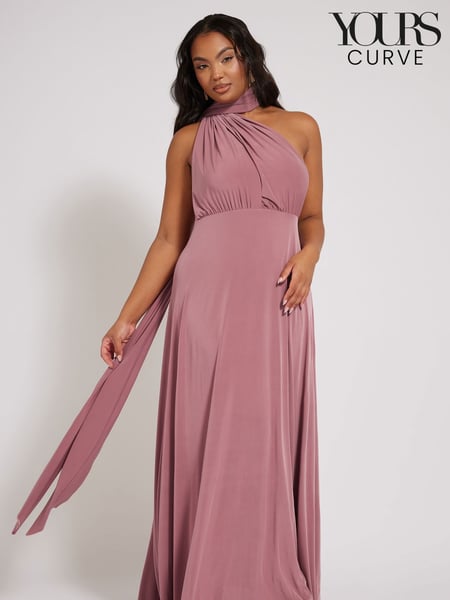 Yours Curve Pink London Multiway Maxi Dress (AP3991) | € 109