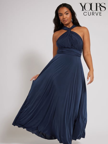 Yours Curve Blue London Multiway Maxi Dress (AP4007) | € 109