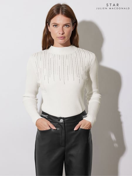 Star by Julien MacDonald Natural Diamante Detail Jumper (AP4278) | € 78