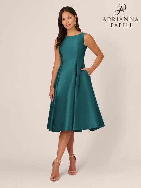 Adrianna Papell Sleeveless Tea Length Dress (AP4524) | € 248