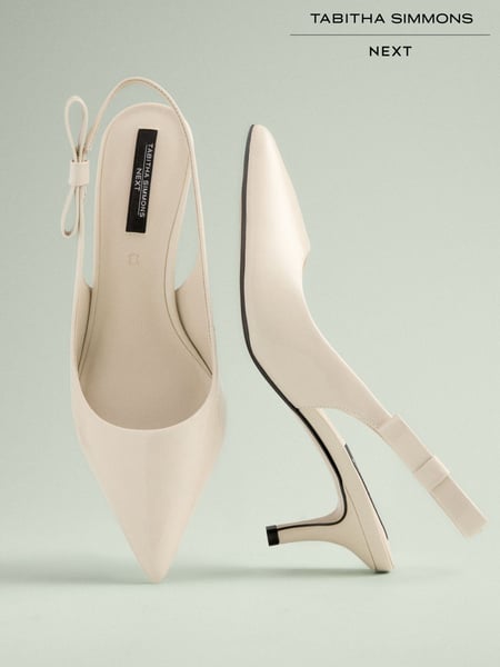 Bone Leather Tabitha Simmons x Next Dela Slingback Point Heels (AR0678) | € 138