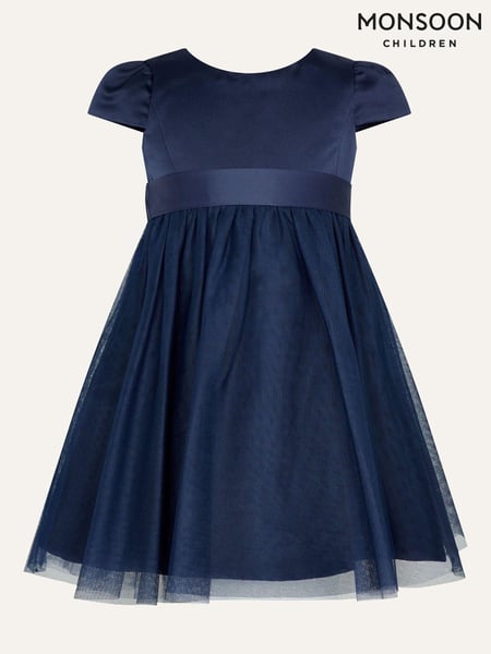 Monsoon Blue Baby Tulle Bridesmaid Dress (AR1645) | € 55 - € 62
