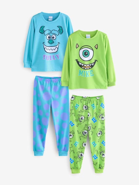Vanilla Underground Blue Unisex Kids Disney Monsters Inc Pyjamas 2 Pack (AR1894) | € 53