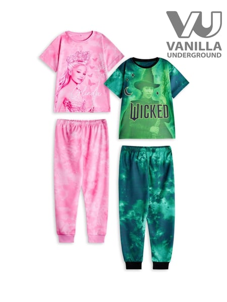 Vanilla Underground Pink Girls Wicked Pyjamas 2 Pack (AR1901) | € 50