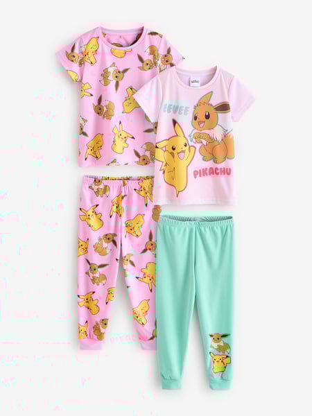 Vanilla Underground Pink Girls Pokemon Pyjamas 2 Pack (AR1903) | € 50