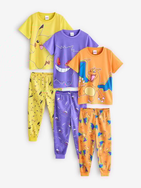 Vanilla Underground Purple Boys Pokemon Pyjamas 3 Pack (AR1908) | € 66
