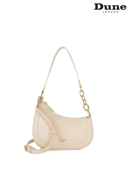 Dune London Cream Smart Direction Small Scoop Shoulder Bag (AR6017) | € 139