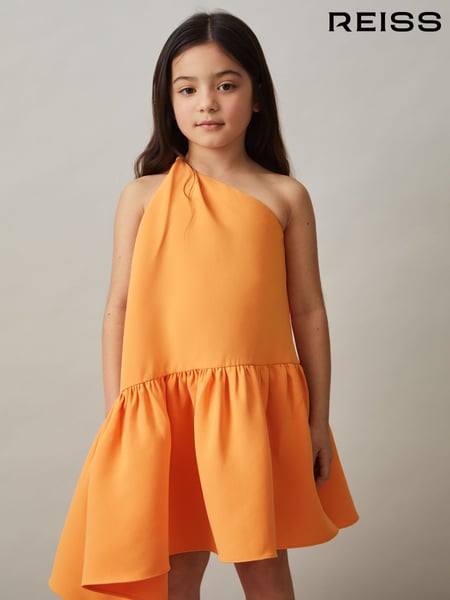 Reiss Orange Railey 4-9 yrs One-Shoulder Tiered Dress (AR6514) | € 109