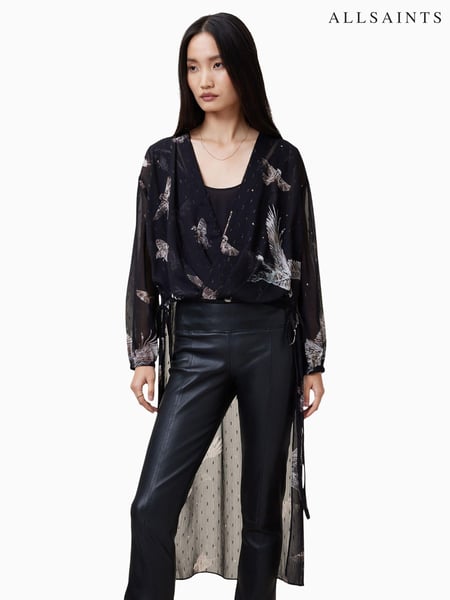 AllSaints Black Avala Top (AR7779) | € 248