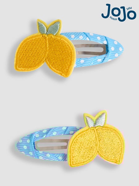 JoJo Maman Bébé Yellow Lemon Clips 2 Pack (AR7789) | € 10