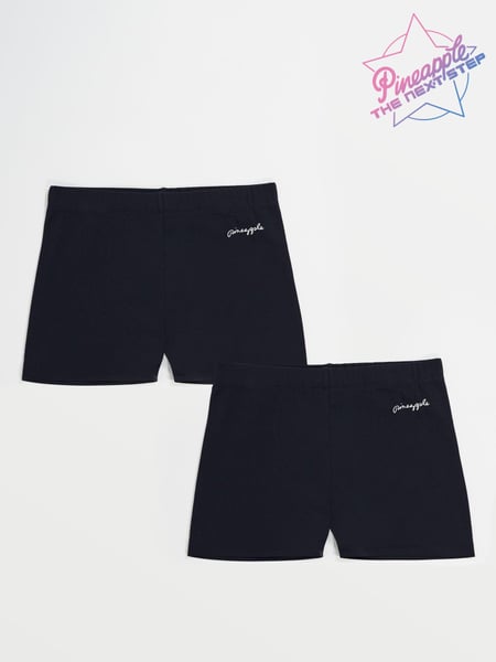 Pineapple Black Girls Jersey Hotpant Shorts 2 Pack (AR8580) | € 44