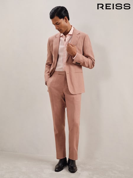 Reiss Rose Pink Kin Slim Fit Suit Trousers (AR9593) | € 231