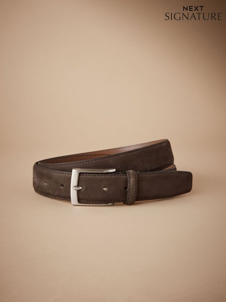 Brown Signature Nubuck Belt (AT0769) | € 52