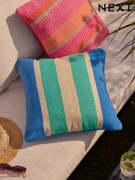 Indoor Outdoor Stripe Cushion (AT4539) | 36 €