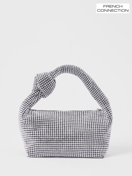 French Connection Black Diamonte Knot Bag (AT5006) | € 98