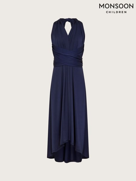 Monsoon Blue Tia Twist Prom Dress (AT7002) | € 90