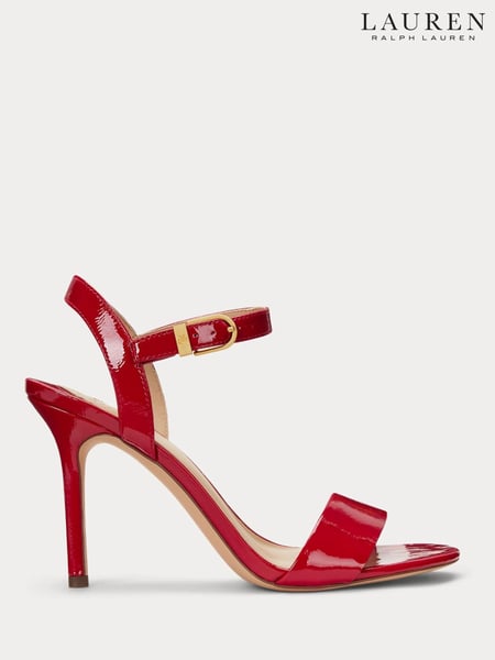 Lauren Ralph Lauren Gwen Nappa Leather Strap Heels (AT7146) | € 217