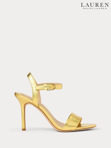 Lauren Ralph Lauren Gwen Nappa Leather Strap Heels (AT7151) | € 217