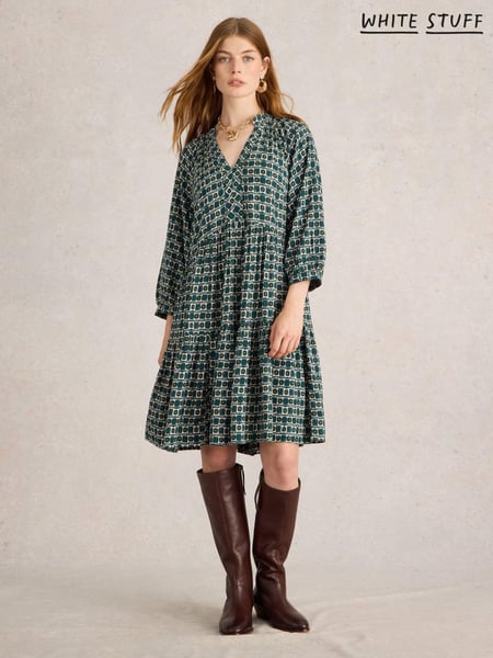 White Stuff Green Sophia Dress (AT7266) | € 58