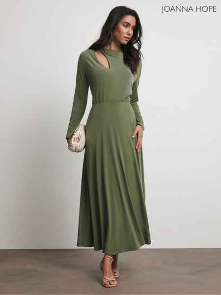 Joanna Hope Green Cut Jersey Dress (AT9039) | € 58