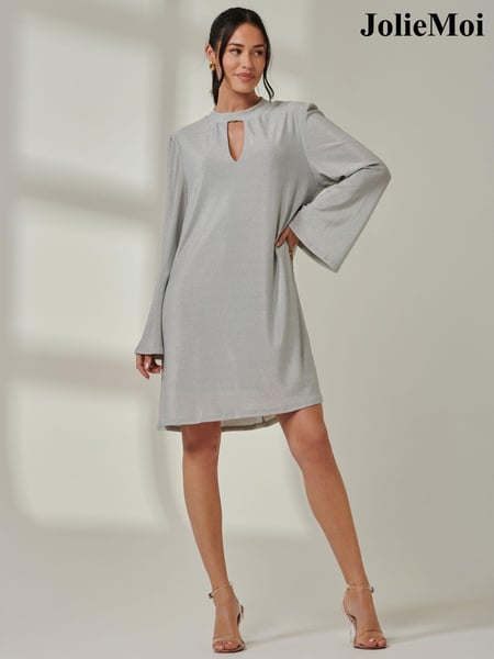 Jolie Moi Silver Dana Tunic Dress (AU0314) | € 43