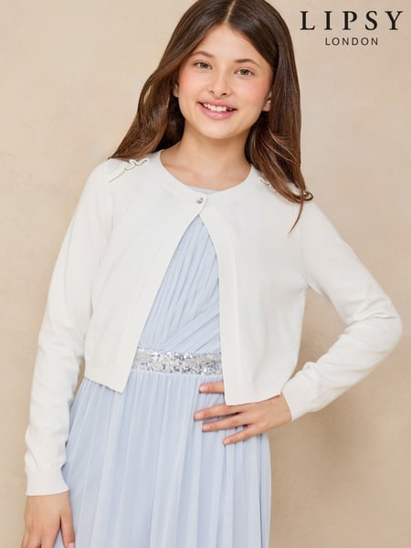 Lipsy Ivory Occasion Bolero Cardigan (5-16yrs) (AU1161) | € 30 - € 42